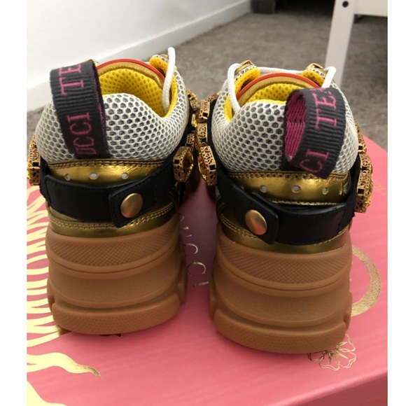 GUCCI CRYSTAL SNEAKER - Picture 7 of 8